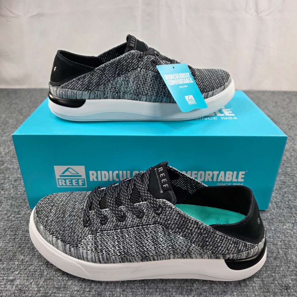 Reef Swellsole Neptune Men's Charcoal‎ Knit Slip On Shoes Size 10